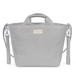 Sac à langer Little Bloom Vichy Gris