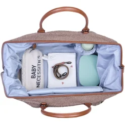 Sac à langer Mommy Bag Signature Teddy Brun clair