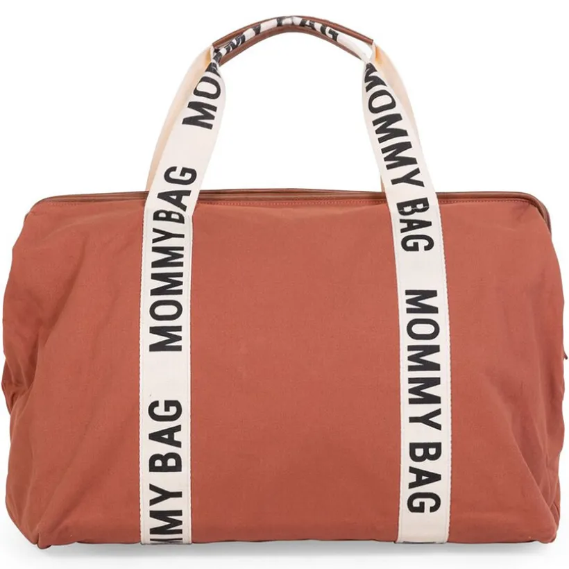 Sac à langer Mommy Bag Signature Canvas Terracotta