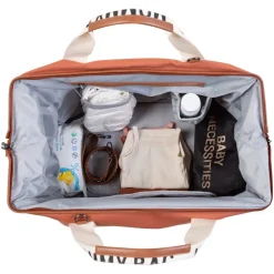 Sac à langer Mommy Bag Signature Canvas Terracotta