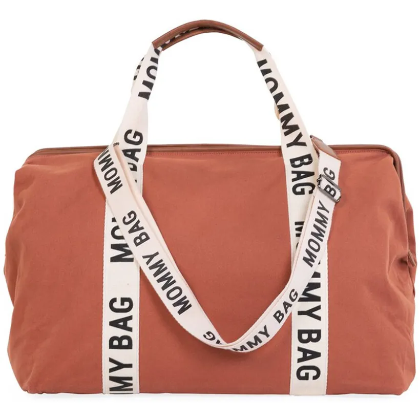 Sac à langer Mommy Bag Signature Canvas Terracotta