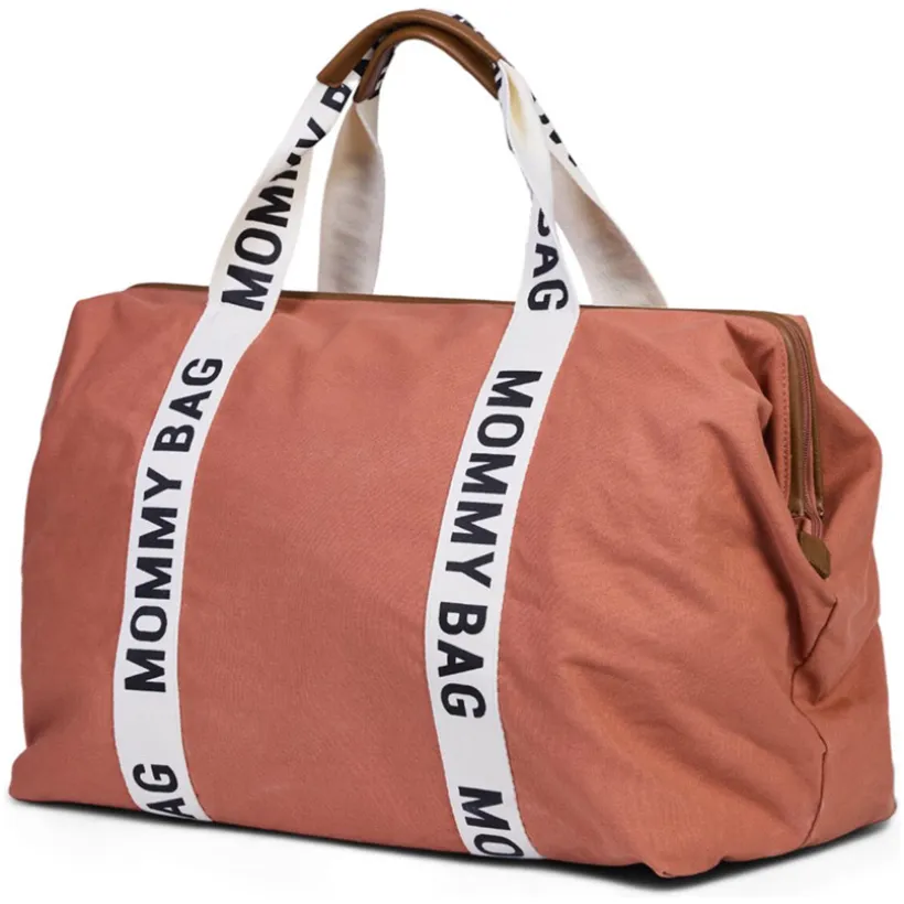 Sac à langer Mommy Bag Signature Canvas Terracotta
