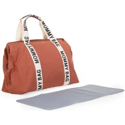 Sac à langer Mommy Bag Signature Canvas Terracotta
