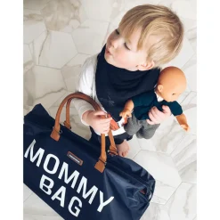 Sac à langer Mommy Bag 55 x 30 x 30 cm - Bleu marine