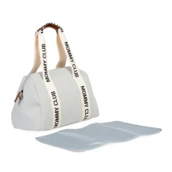 Sac à langer Mommy Club Signature + tapis à langer off white