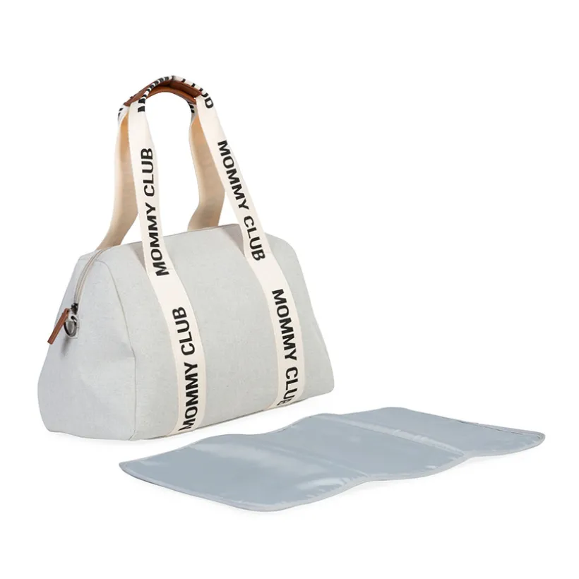 Sac à langer Mommy Club Signature + tapis à langer off white