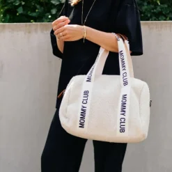 Sac à langer Mommy Club Signature Teddy Off-White