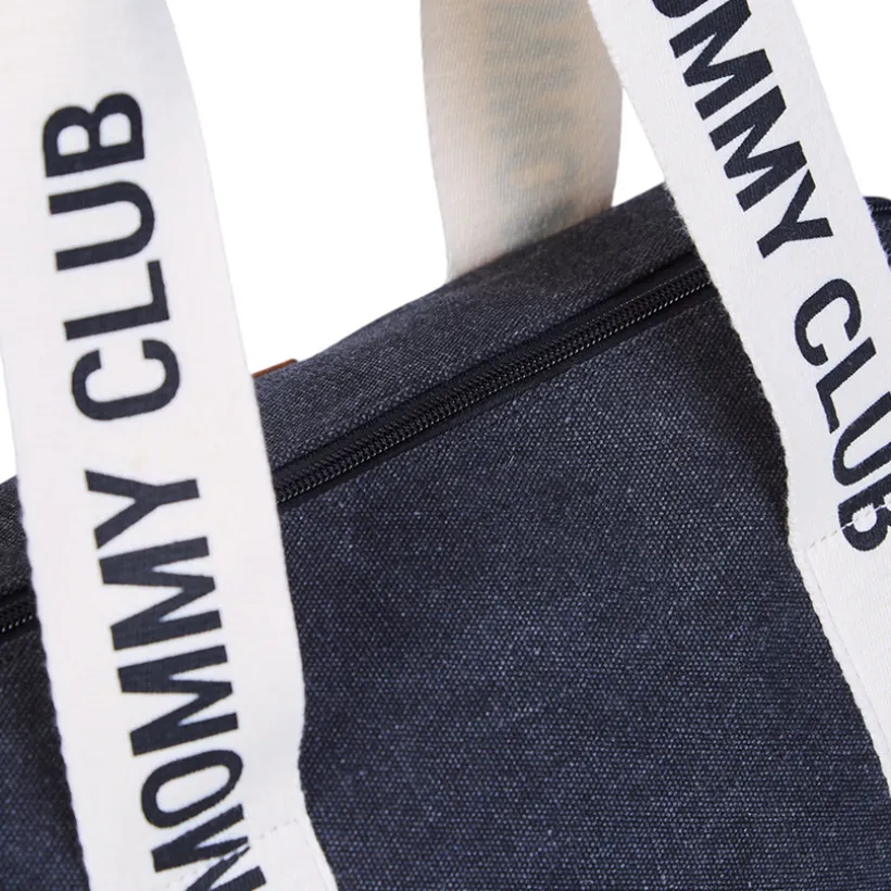 Sac à langer Mommy Club Signature Canvas Noir