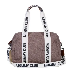 Sac à langer Mommy Club Signature en teddy Brun clair