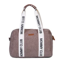 Sac à langer Mommy Club Signature en teddy Brun clair