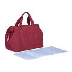 Sac à langer signature Mommy Bag urban bordeaux