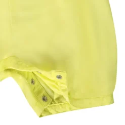 Salopette courte avec broderie cerises pour bébé fille