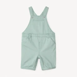 Salopette courte en toile pour bébé garçon