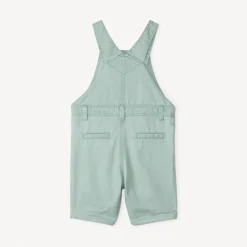 Salopette courte en toile pour bébé garçon