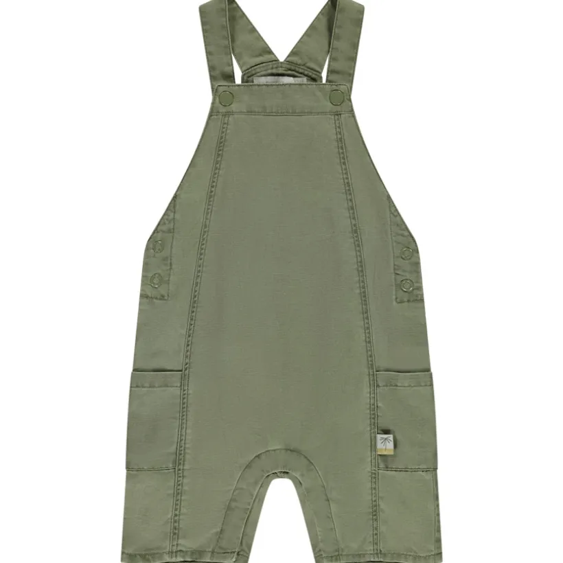 Salopette courte unie pour bébé garçon