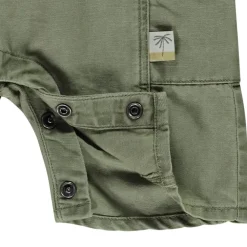 Salopette courte unie pour bébé garçon