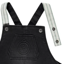 Salopette longue en jean print fantaisie pour garçon