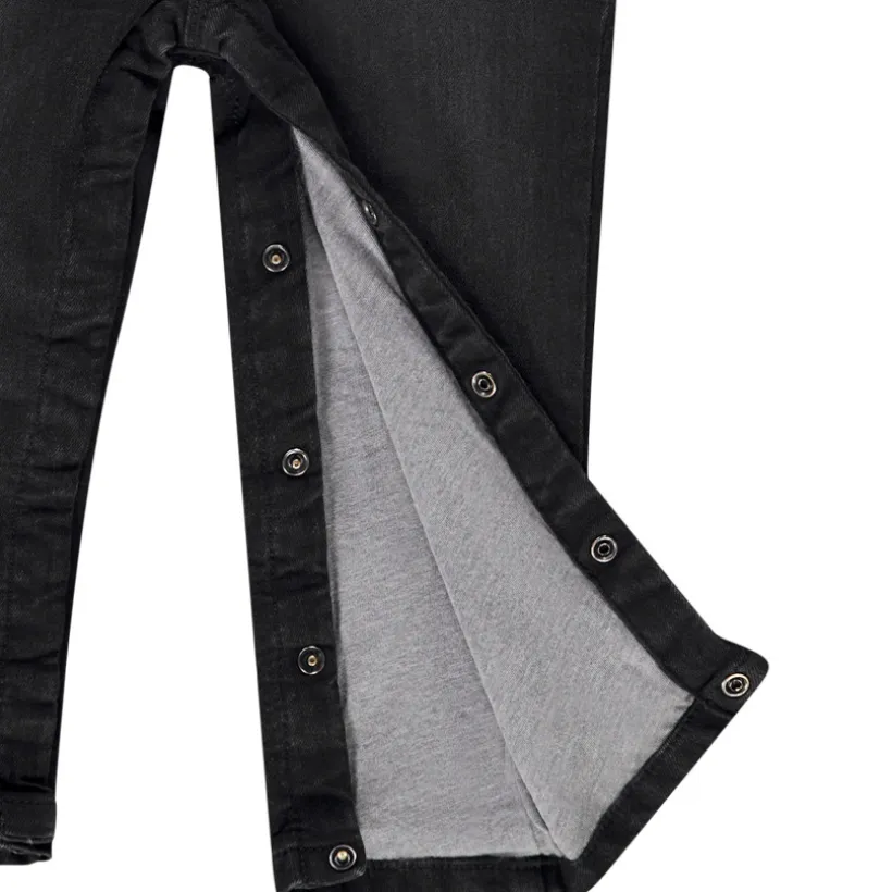 Salopette longue en jean print fantaisie pour garçon