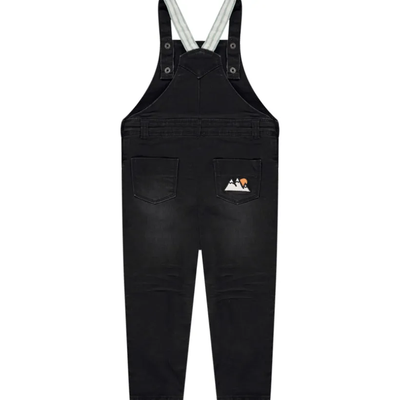 Salopette longue en jean print fantaisie pour garçon
