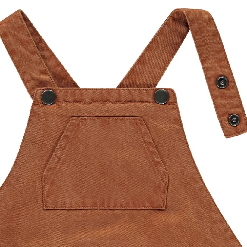 Salopette longue en twill doublé pour bébé garçon