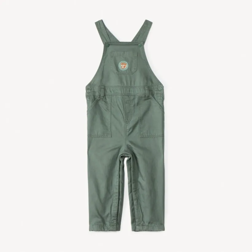 Salopette longue patch écureuil pour bébé garçon