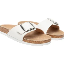 Sandales blanches à bride avec boucle pour fille