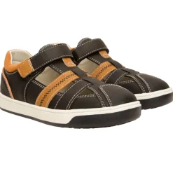 Sandales effet cuir à scratch pour garçon
