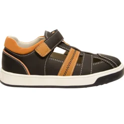 Sandales effet cuir à scratch pour garçon