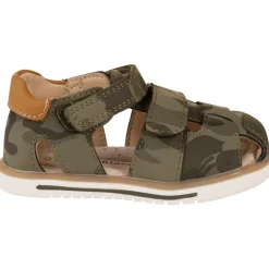 Sandales fermées et scratchées imprimé camouflage pour bébé garçon