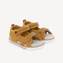 Sandales ouvertes à double brides scratchées pour bébé garçon