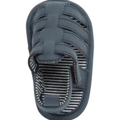 Sandales velcro avec doublure rayée pour bébé garçon
