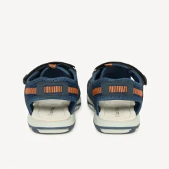 Sandales velcro avec élastiques bicolores pour garçon