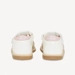 Sandales velcro à brides croisées fantaisie pour bébé fille