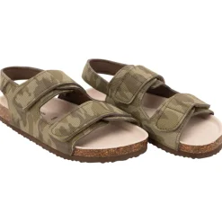 Sandales velcro imprimé camouflage pour garçon