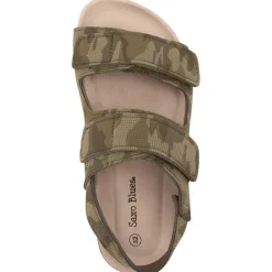 Sandales velcro imprimé camouflage pour garçon