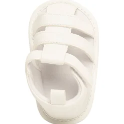 Sandales velcro unis à lanières pour bébé