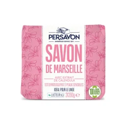 Savon solide de Marseille avec extrait de calendula 2x200g