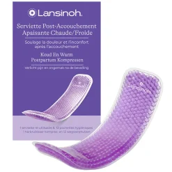 Serviette post-accouchement apaisante chaude/froide