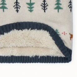 Set bonnet + snood en tricot jacquard pour garçon