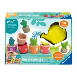 Set d'activités Mes petites plantes à emboîter Play+