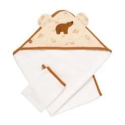 Set de bain avec cape et gant de toilette Orsino