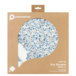 Set de bain cape de bain + gant de toilette Tiny Flowers