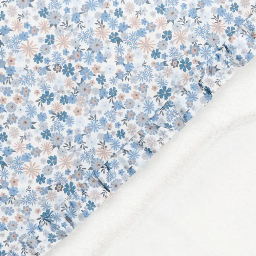 Set de bain cape de bain + gant de toilette Tiny Flowers
