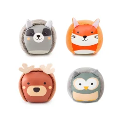 Set de 4 balles Dooballs animaux de la forêt