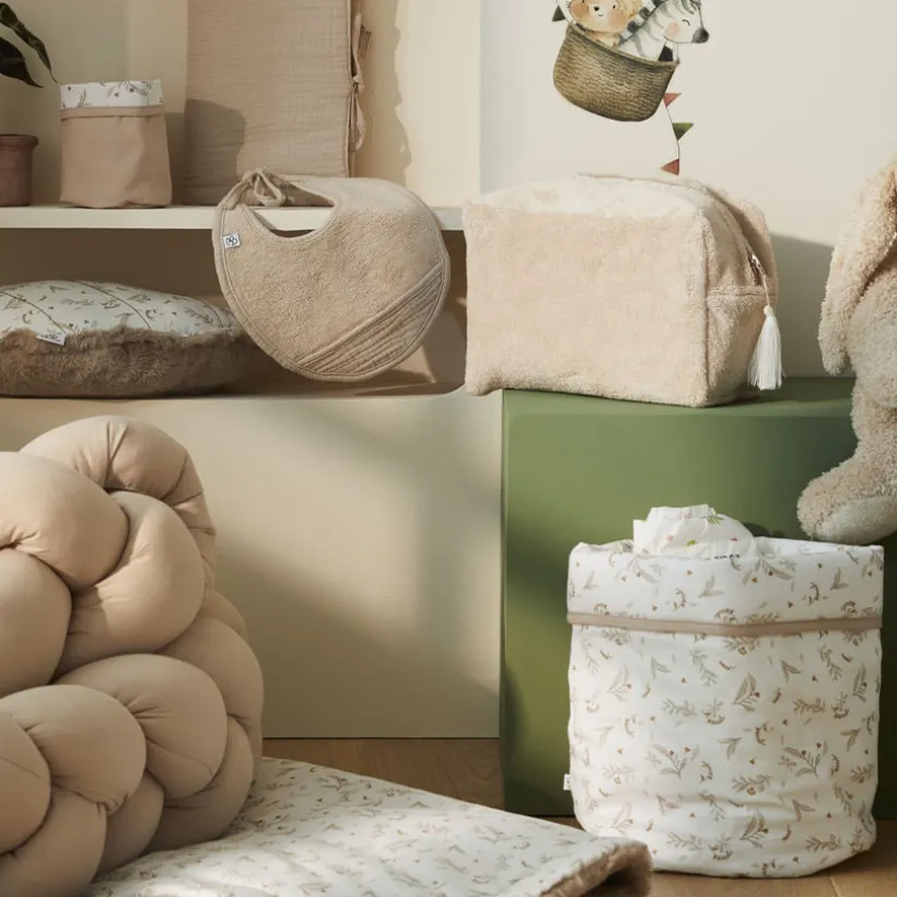 Set de 2 corbeilles de rangement en tissu Daydream