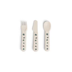 Set de 3 couverts foodie Tiny Farm sable