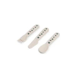 Set de 3 couverts foodie Tiny Farm sable