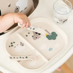 Set de 3 couverts foodie Tiny Farm sable
