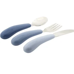 Set de 3 couverts Miamix en métal bleu