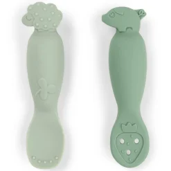 Set de 2 cuillères d’apprentissage Tiny Farm Vert